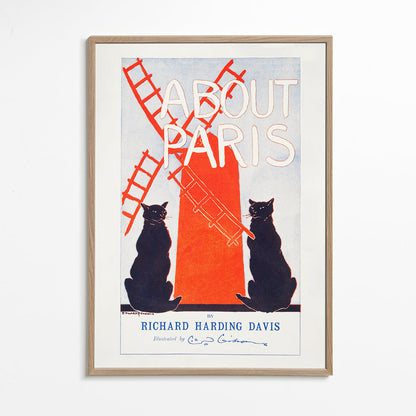 Rynx | About Paris Vintage poster by Edward Penfield