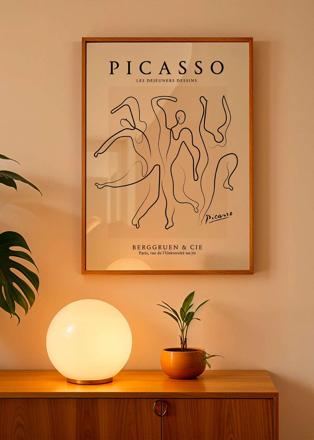 Rynx | Pablo Picasso The Three Dancers Sketch Poster