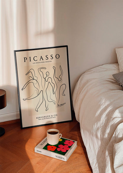 Rynx | Pablo Picasso The Three Dancers Sketch Poster