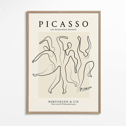 Rynx | Pablo Picasso The Three Dancers Sketch Poster