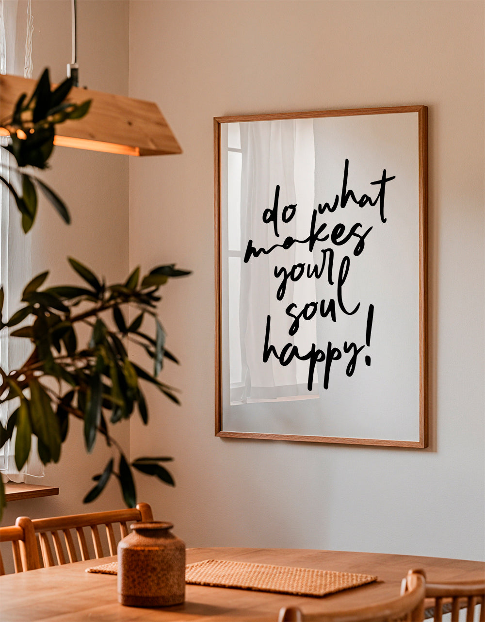 Rynx | Do what makes your soul happy Quote Poster
