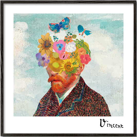 Rynx | Vincent van Gogh inspired self-portrait & remixed flowers - Square