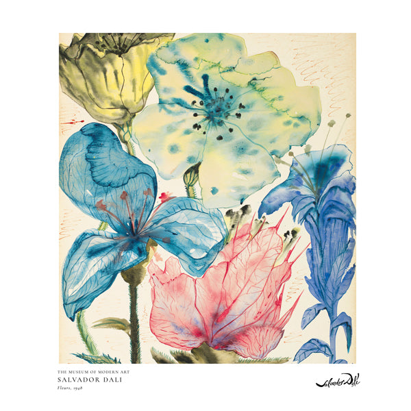 Rynx | Salvador Dali Flowers I - Kvadra