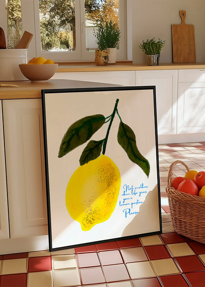 Rynx | Not another poster, when life gives you a lemon