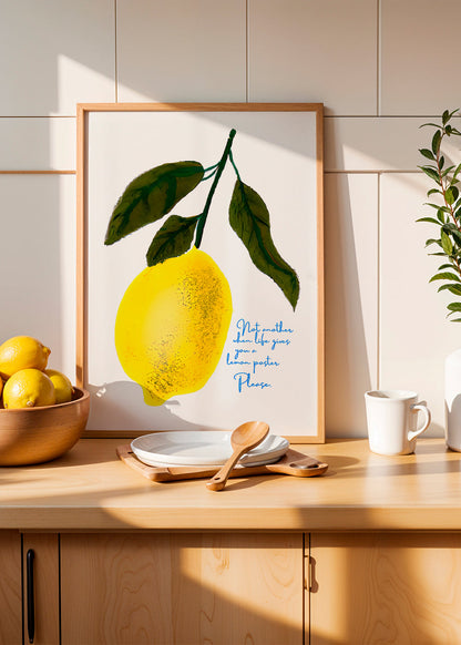 Rynx | Not another poster, when life gives you a lemon