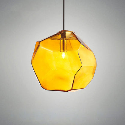 Rynx | Glasvara Pendant Light | Modern Glass Design | Irregular Shape | Living Room Light