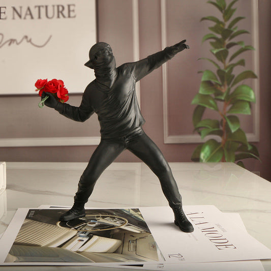 Rynx | Banksy Flower Rioter Ornament