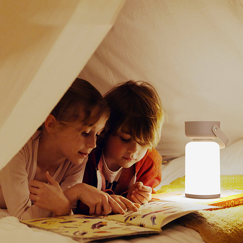 Rynx | Modern simplicity waterproof portable plastic ABS cylinder LED table lamp outdoor light for outdoor patio