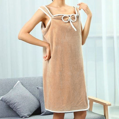 Rynx | Sling Coral Velour Bathrobe