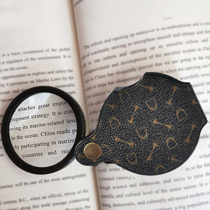 Rynx | Leather Case Foldable Magnifying Glass