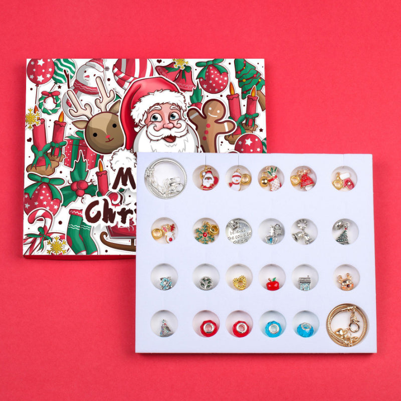 Rynx | 24 Days Countdown Calendar DIY Christmas Advent Calendar Bracelet Set