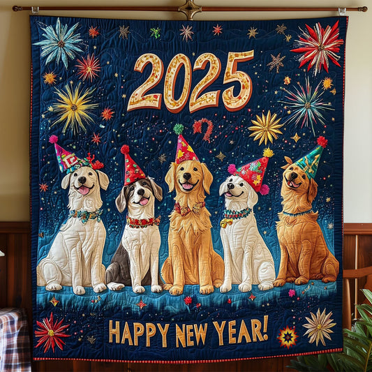 Rynx | New Year's Eve Dog Quilt