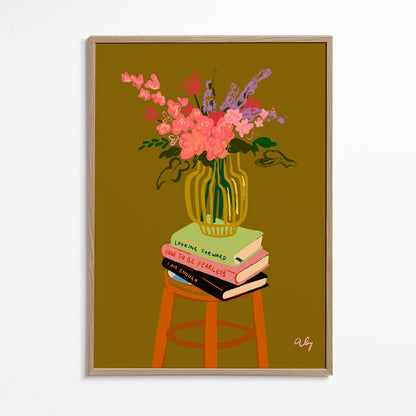 Rynx | Floral Vase - Arty Guava