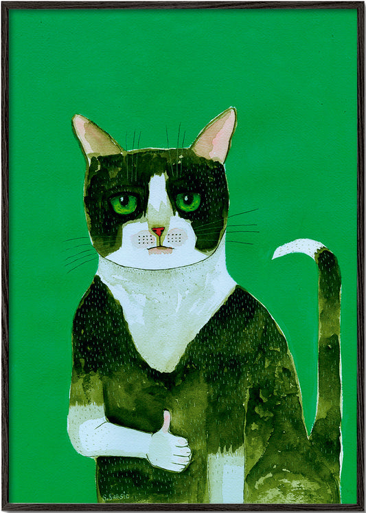 Rynx | Tuxedo Cat Thumbs Up - Sharyn Bursic