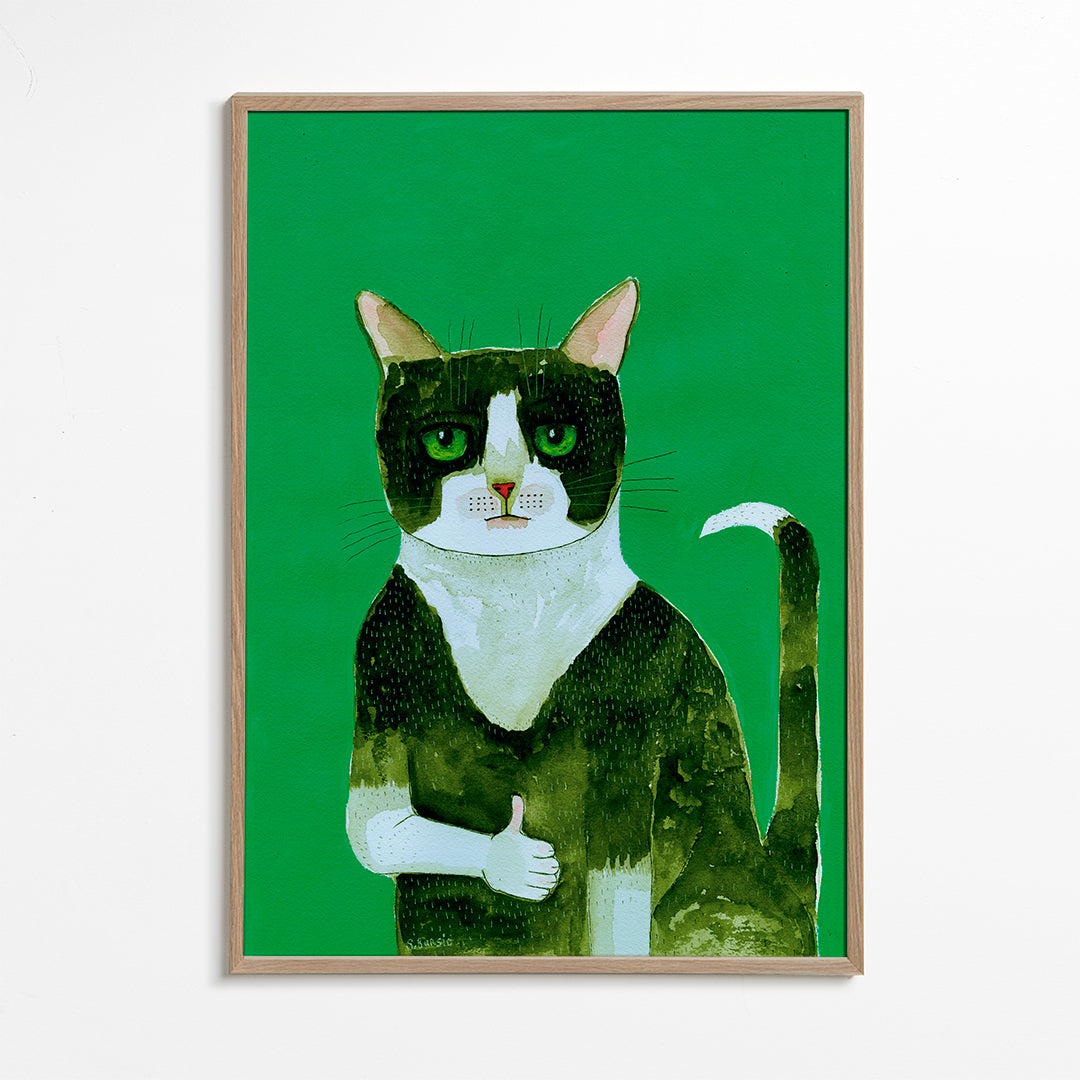 Rynx | Tuxedo Cat Thumbs Up - Sharyn Bursic