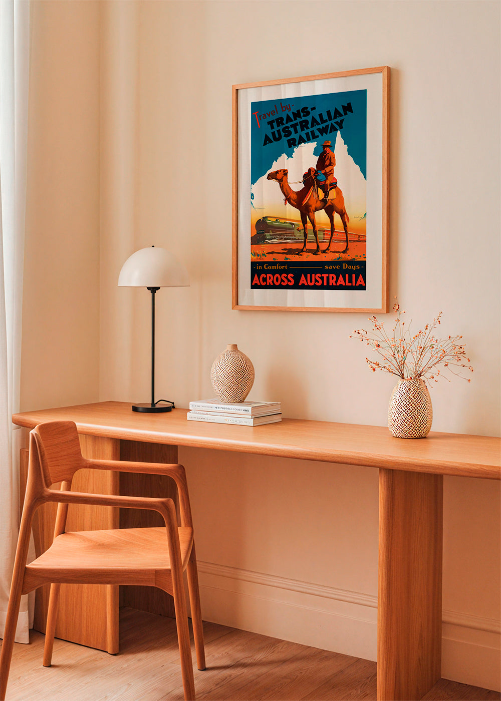 Rynx | Trans Australian Railway Poster - Vintage Travel Poster