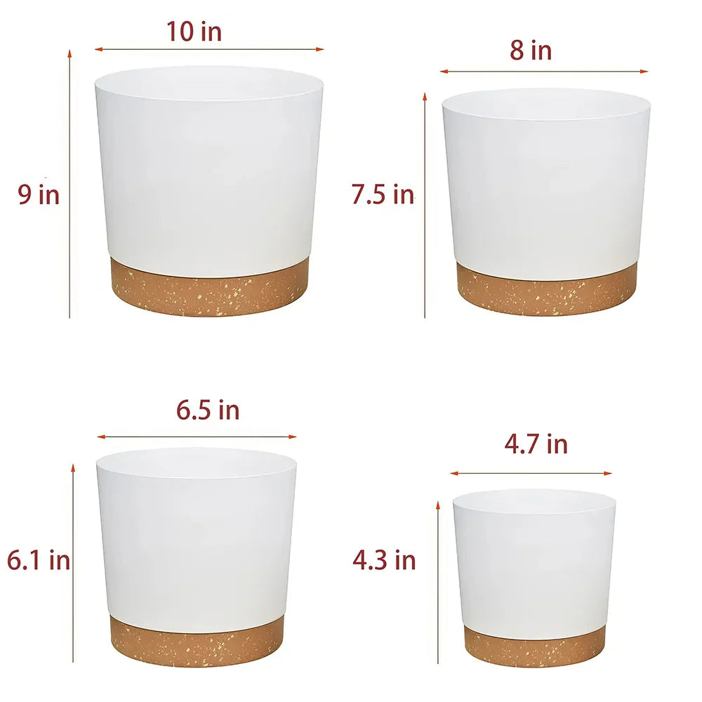 Rynx | Modern Matte Finish Planters with Drainage