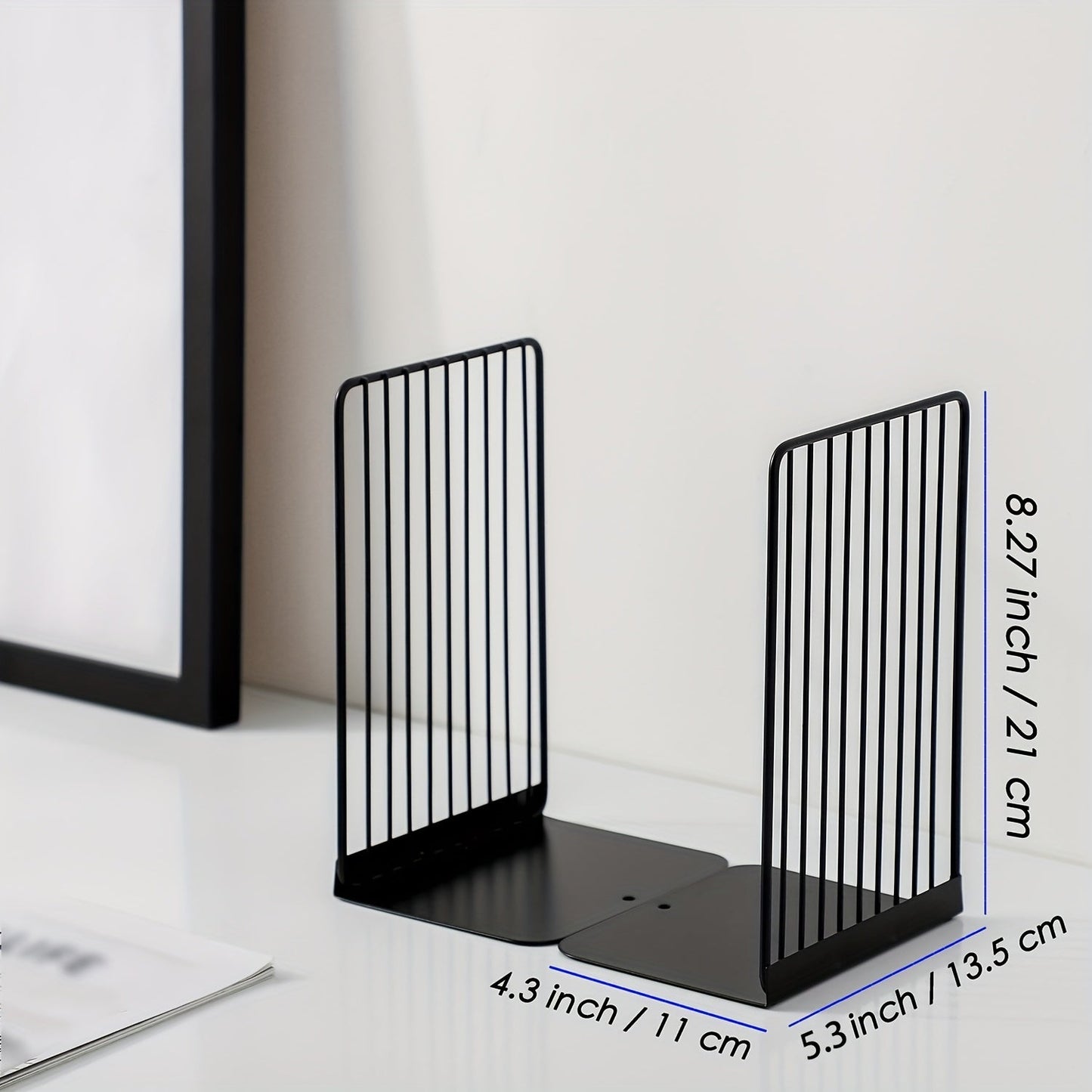 Rynx | IronHold - 2-Pack Universal Metal Book Supports