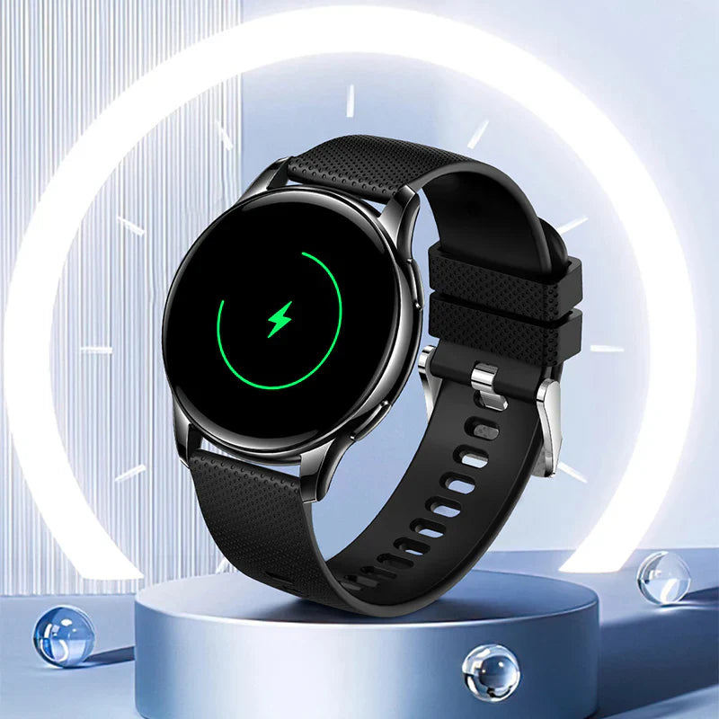 Rynx | Smartwatch with HD display, Bluetooth call, heart & sleep monitor, IP68 waterproof, Android/iOS