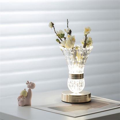 Rynx | VaseLight - LED Crystal Table Lamp with Dimmable Ambiance
