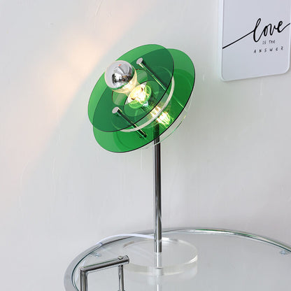 Rynx | AstroVibe Modern Acrylic Table Lamp | Space-Saucer Design | Unique | Mood Light | Home Decor