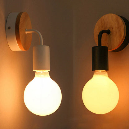 Rynx | ArcoLune Wall Light | Modern Curved Wood Design | Lighting for Bedroom | Stylish & Functional