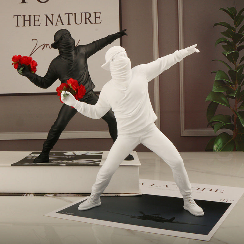 Rynx | Banksy Flower Rioter Ornament