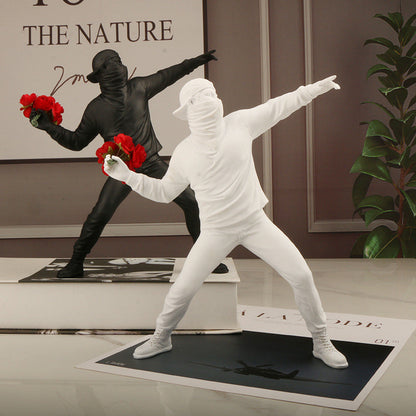 Rynx | Banksy Flower Rioter Ornament