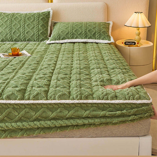 RYNX | Fluffy Fitted Sheet Mattress Cover