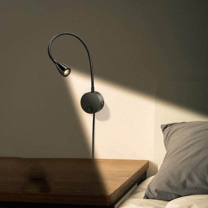 Rynx | Flexora Modern LED Reading Lamp | Rotatable Wall Spotlight | Flexible Arm | Perfect for Bedrooms & Offices