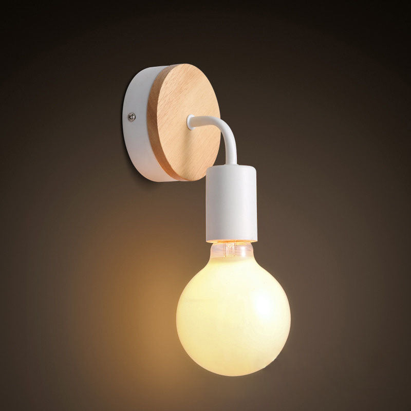 Rynx | ArcoLune Wall Light | Modern Curved Wood Design | Lighting for Bedroom | Stylish & Functional
