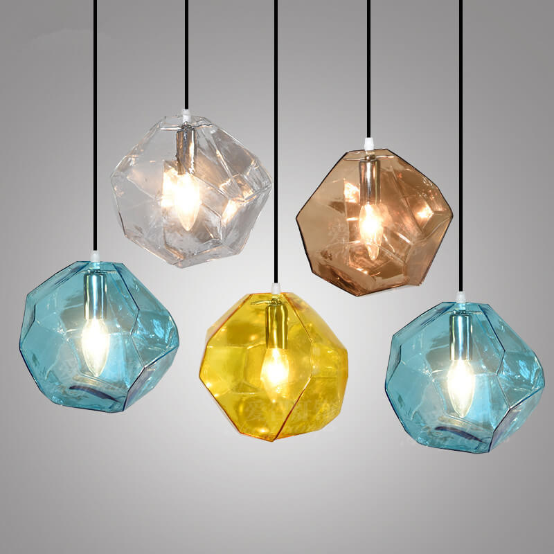 Rynx | Glasvara Pendant Light | Modern Glass Design | Irregular Shape | Living Room Light