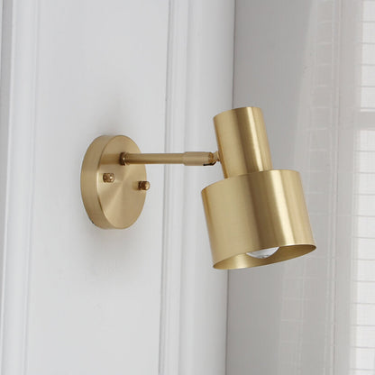 Rynx | Modern minimalist gold metal wall lamp