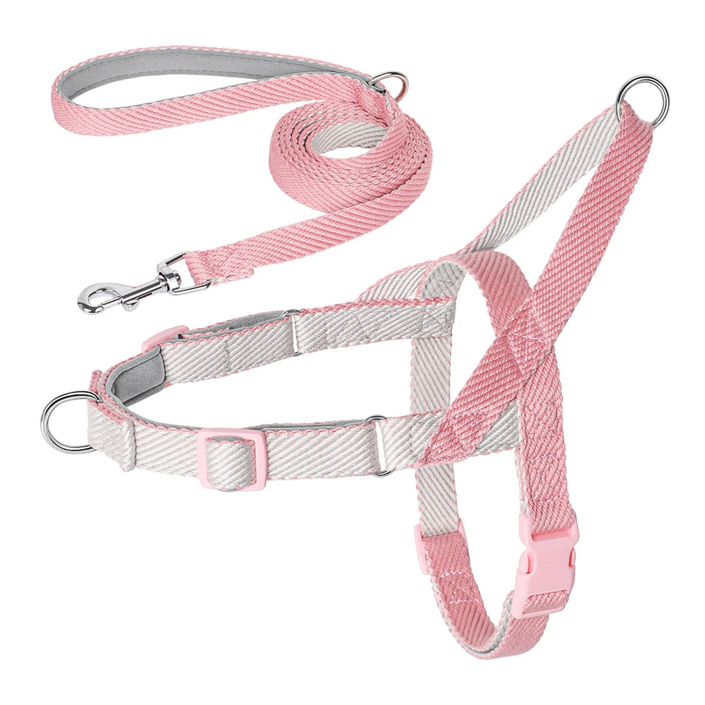 Rynx | Adjustable No-Pull Dog Harness and Leash Set - Soft, Durable, Lightweight for Pitbull and All Breeds