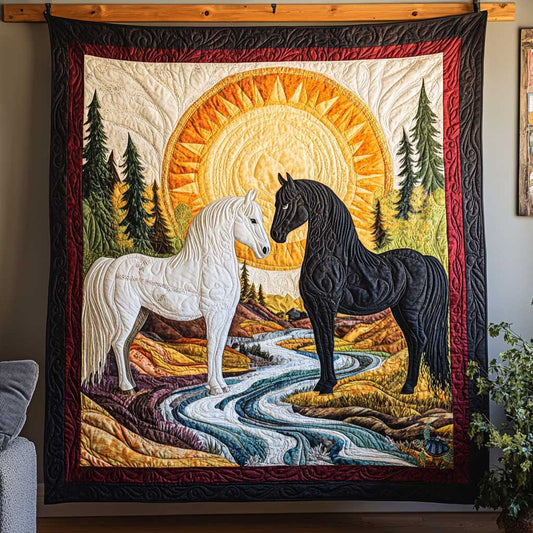 Rynx | Pair Horse Forest Quilt