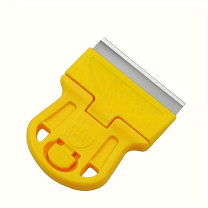 Rynx | 2pcs Mini Razor Blades Scraper - Removes Decals, Stickers, Old Glue, Glass and Car Window Film, Paint, Labels, and Debris