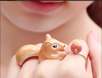 Rynx | Lovely animal design 3-piece enamel set