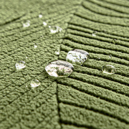 RYNX | Leaf Jacquard Waterproof Anti-Scratch Stretch Full Wrap Couch Cover