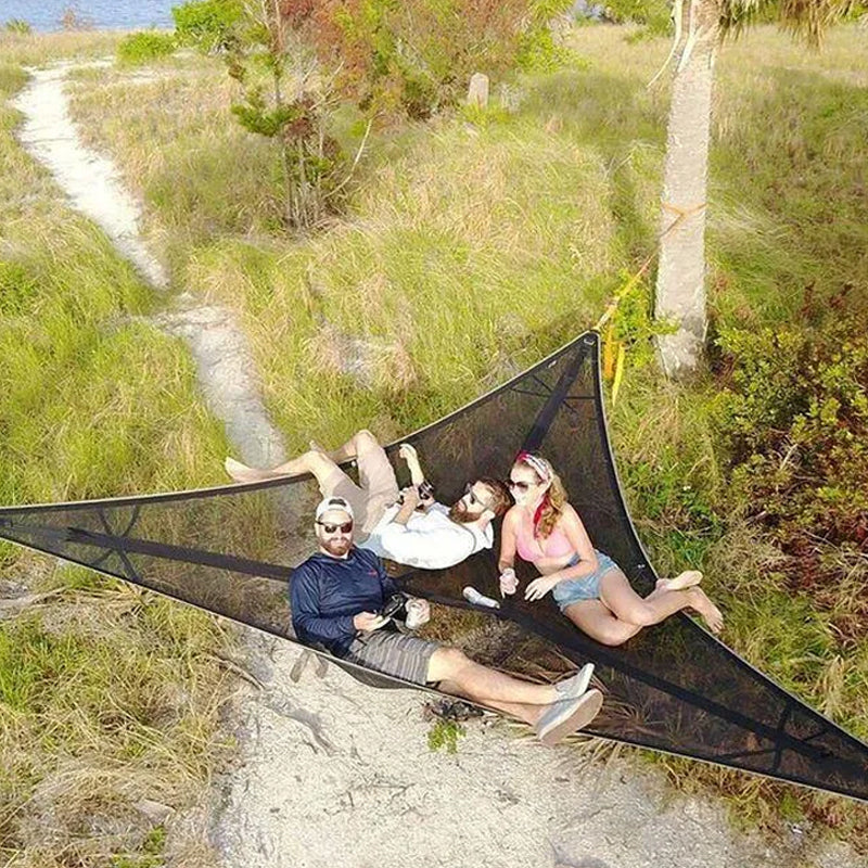 RYNX | Multi-Person Hammock Black 400*400*400 cm