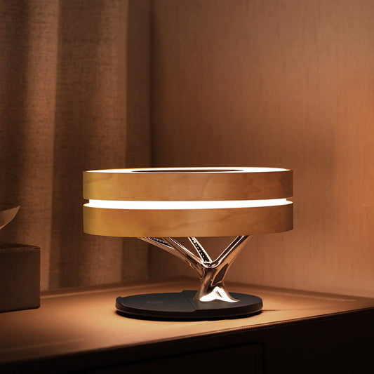 Rynx | The Modern Series Table Lamp with Speaker and Wireless Charger