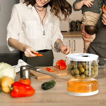 Rynx | Pickle and Olive Jar with Strainer