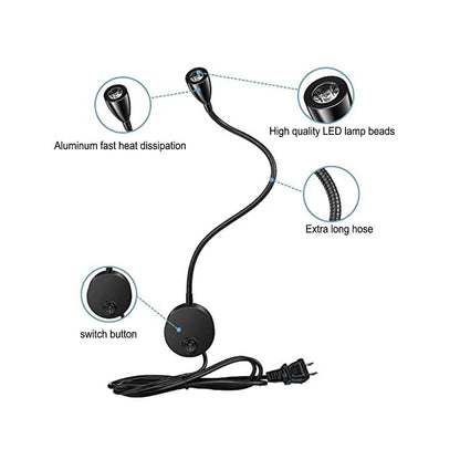 Rynx | Flexora Modern LED Reading Lamp | Rotatable Wall Spotlight | Flexible Arm | Perfect for Bedrooms & Offices