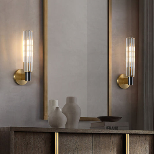 Rynx | Gloriana Crystal Wall Sconce | Modern Brass | 1/2 Lights | Elegant Lighting