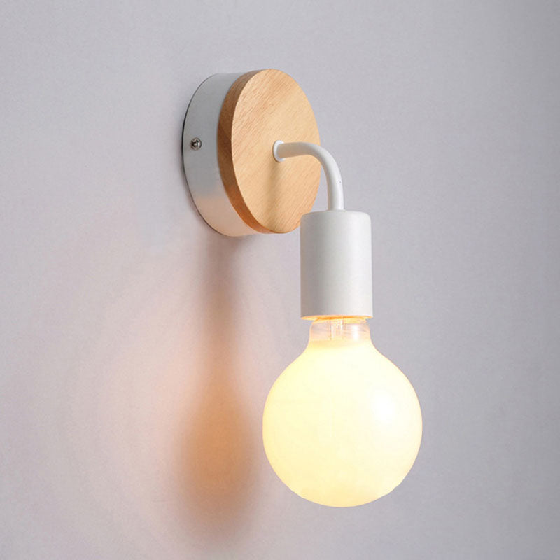 Rynx | ArcoLune Wall Light | Modern Curved Wood Design | Lighting for Bedroom | Stylish & Functional