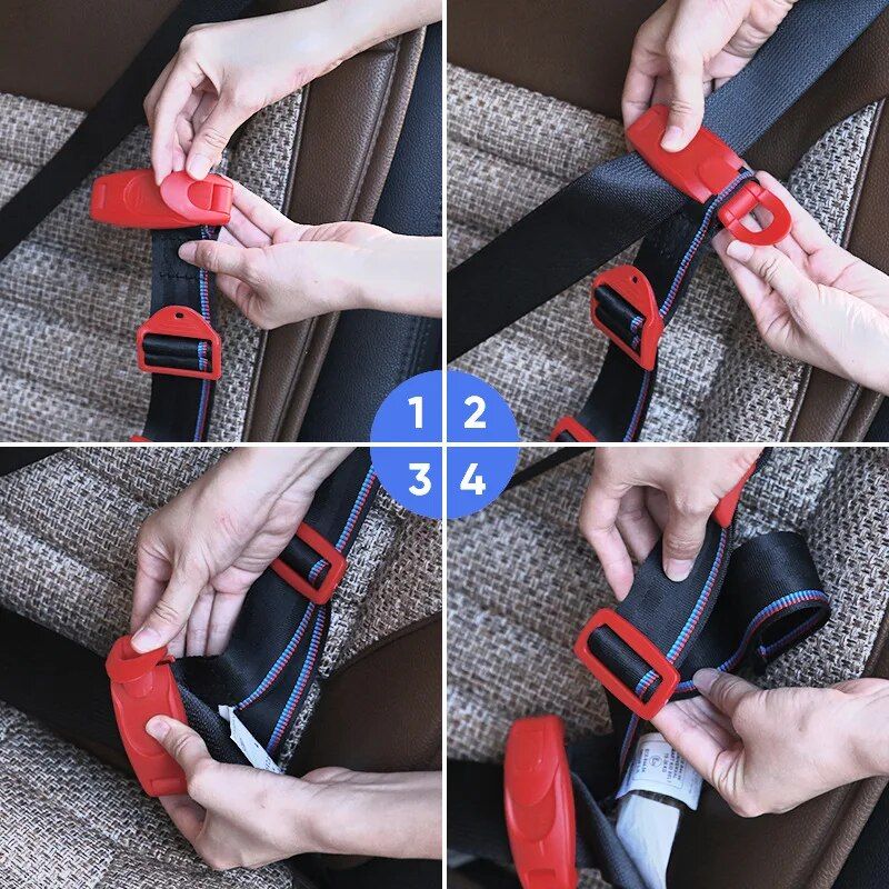 Rynx | KidSafe Comfort Car Seat Belt Adjuster for Children 3-12 Years