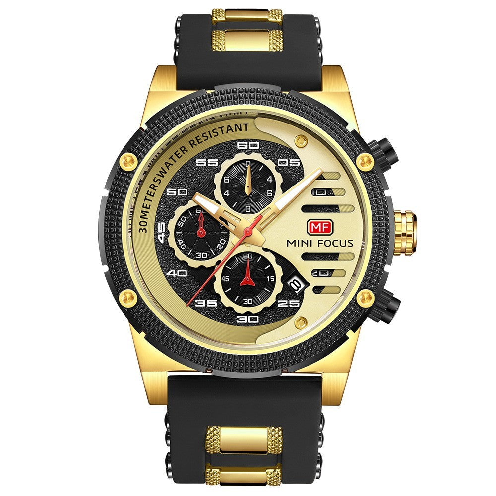 Rynx | Men's Multifunctional Waterproof Quartz Watch Luminous Sports Watch