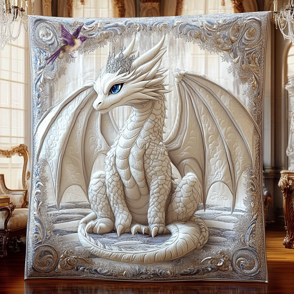 Rynx | Silver Tranquility Dragon Comforter