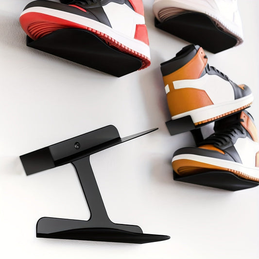 Rynx | SneakerRack - Wall Mounted Shoe Display Shelf - Metal Sneaker Organizer