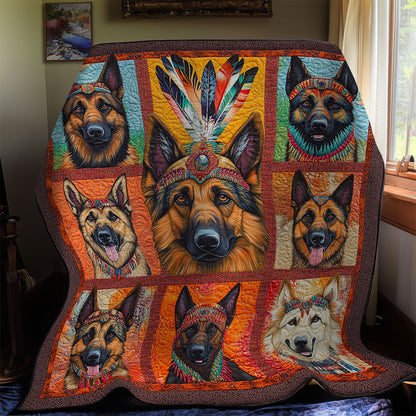 Rynx | Native American German Shepherd Quilt