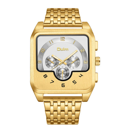 Rynx | Gold Men's Watch Square Quartz